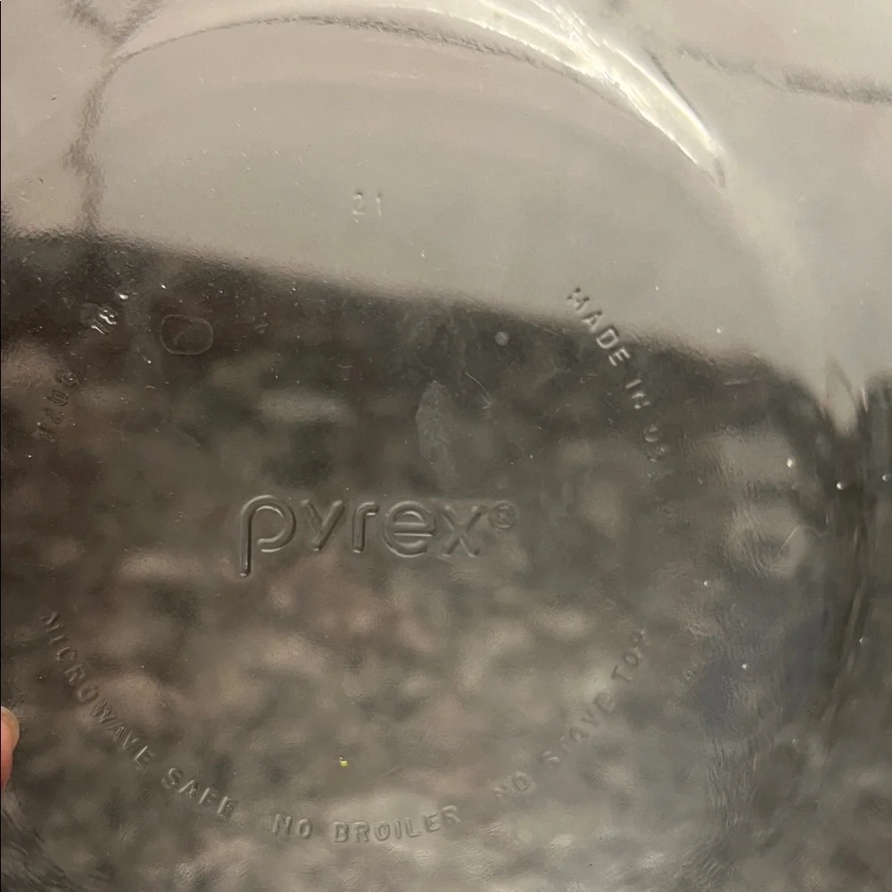 Pyrex Glass Bowl BLUE POLKA DOTS   100th Anniversary collection
